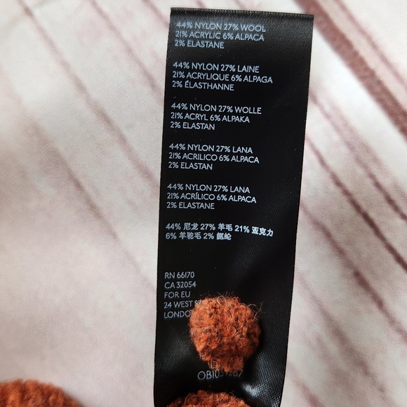 NWT Anthropologie "Vittoria Fair Isle" One Shoulder Sweater Wool Alpaca Blend XL - Picture 11 of 12